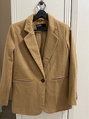 Pull and bear kahverengi ceket