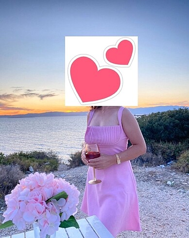 Zara Pembe kısa elbise