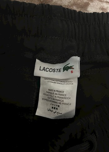 Orijinal lacoste Siyah Rahat Kesim Eşofman Altı - Görsel 3