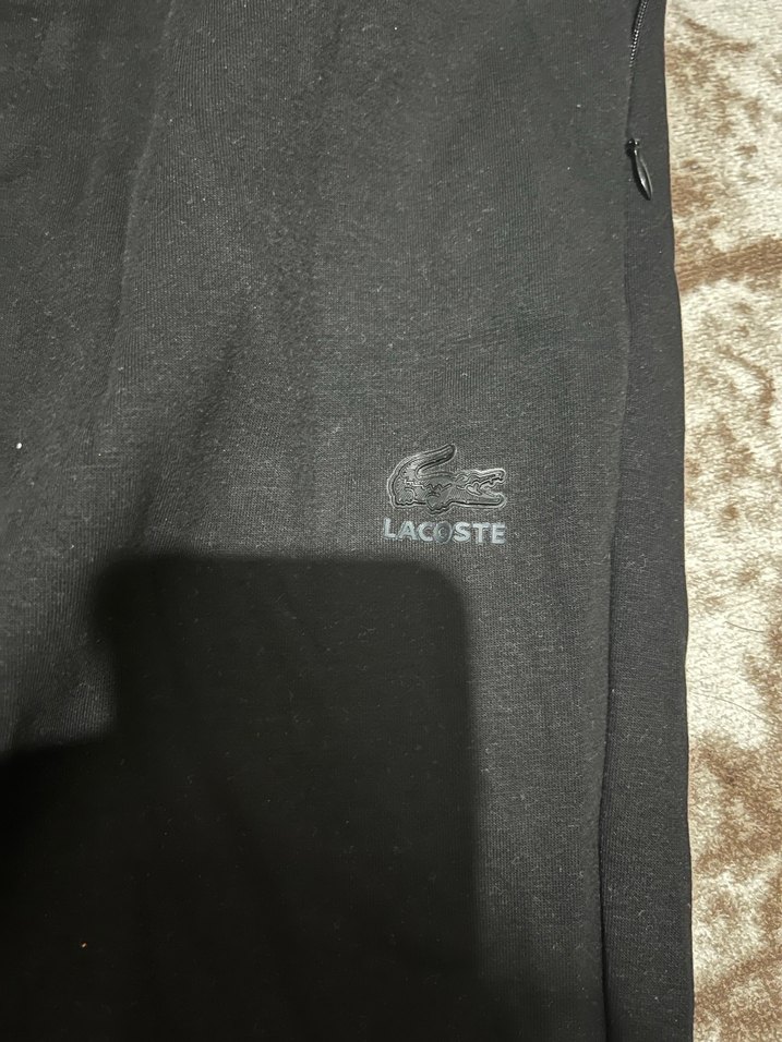 Orijinal lacoste Siyah Rahat Kesim Eşofman Altı - Görsel 2