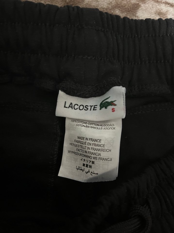 Orijinal lacoste Siyah Rahat Kesim Eşofman Altı - Görsel 3