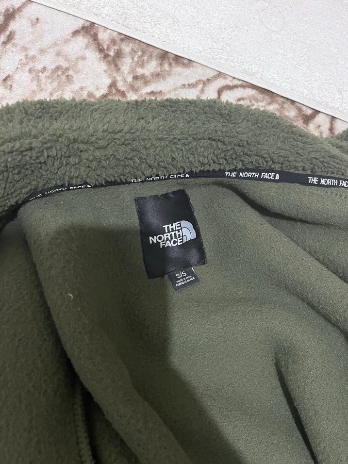 Orijinal Fermuarlı Yeşil Rahat kışlık Mont - Görsel 2