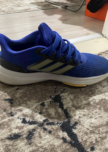 Orijinal Erkek Mavi Spor Koşu Ayakkabısı Velcro Bağcıklı - Görsel 2