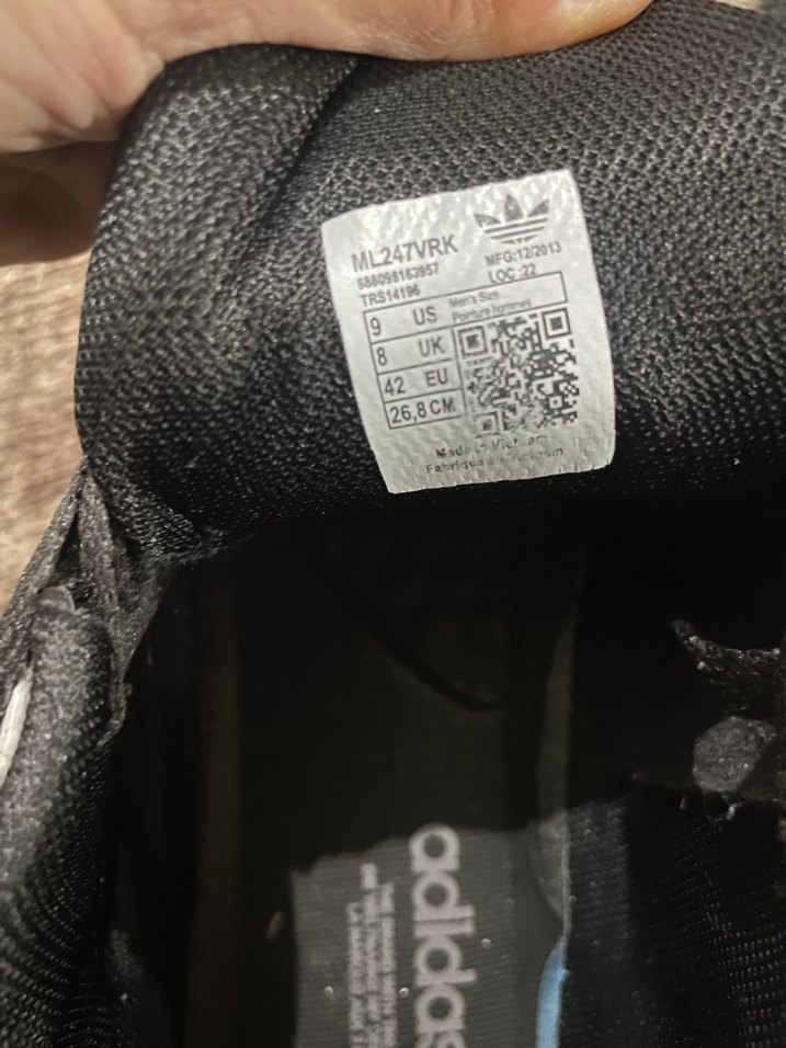 Siyah Adidas erkek Spor Ayakkabı - Görsel 3