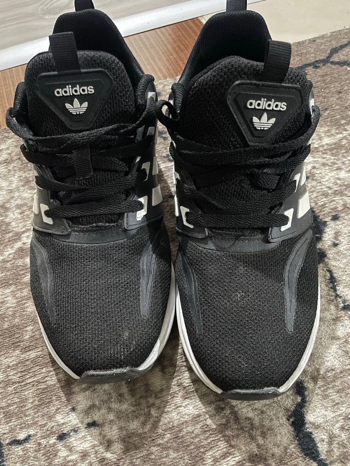 Siyah Adidas erkek Spor Ayakkabı - Görsel 4