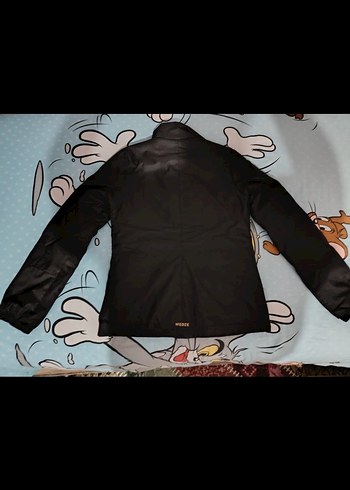 Siyah Fermuarlı Boğazlı Kadın Ceket - Görsel 2