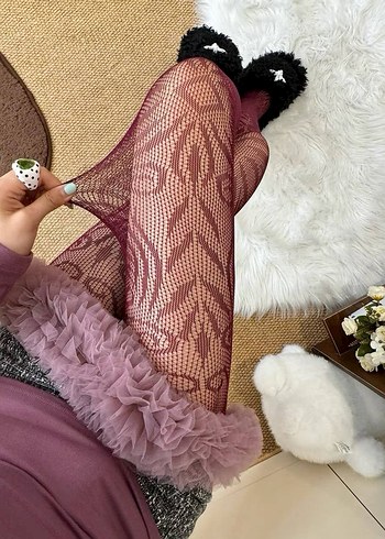 DESENLİ KÜLOTLU ÇORAP - Görsel 5