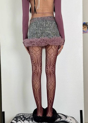 DESENLİ KÜLOTLU ÇORAP - Görsel 4