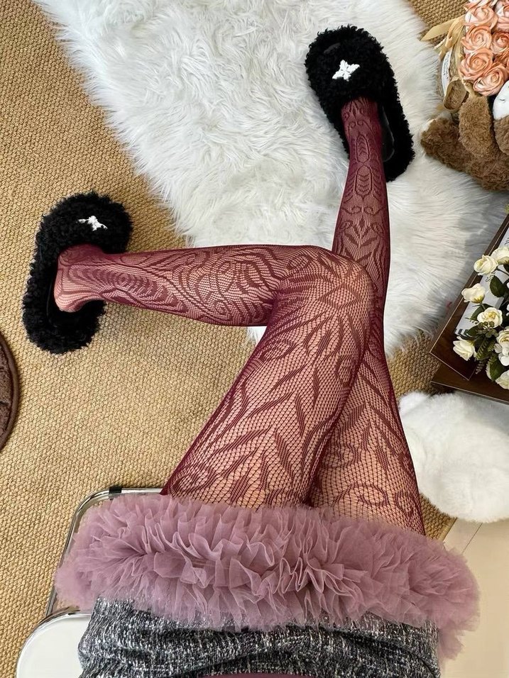 DESENLİ KÜLOTLU ÇORAP - Görsel 3