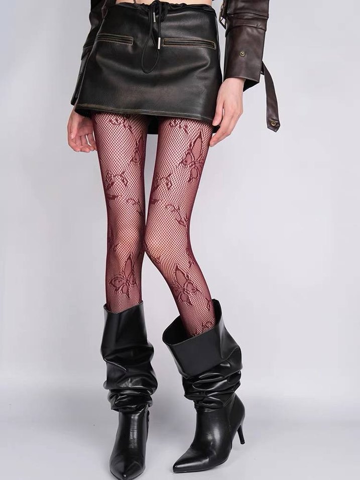 KELEBEK DESENLİ KÜLOTLU ÇORAP - Görsel 3