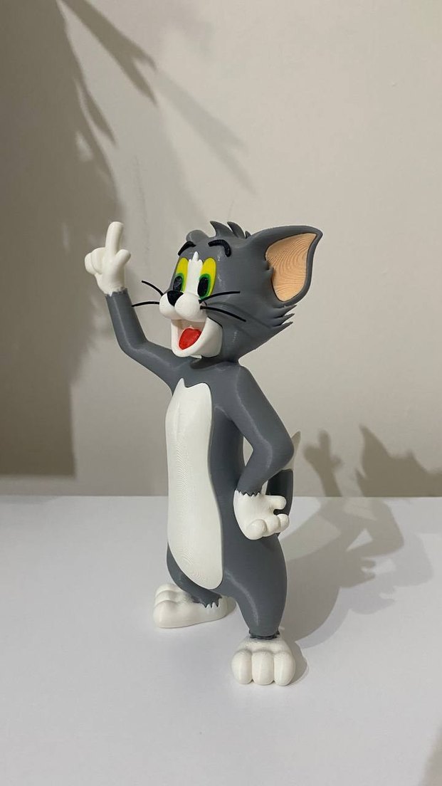 TOM 3D RENKLİ FİGÜRÜ - Görsel 2