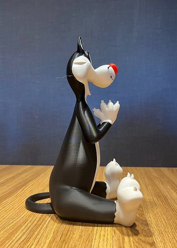 SYLVESTER 3D RENKLİ FİGÜRÜ - Görsel 4