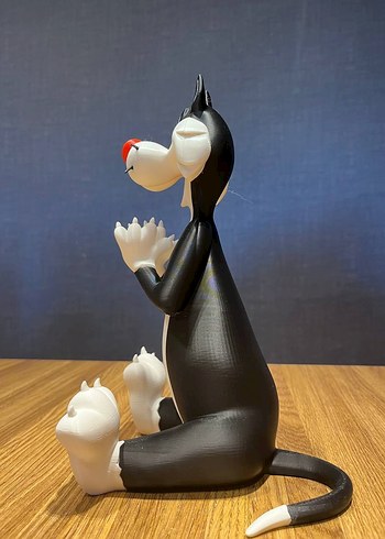 SYLVESTER 3D RENKLİ FİGÜRÜ - Görsel 5