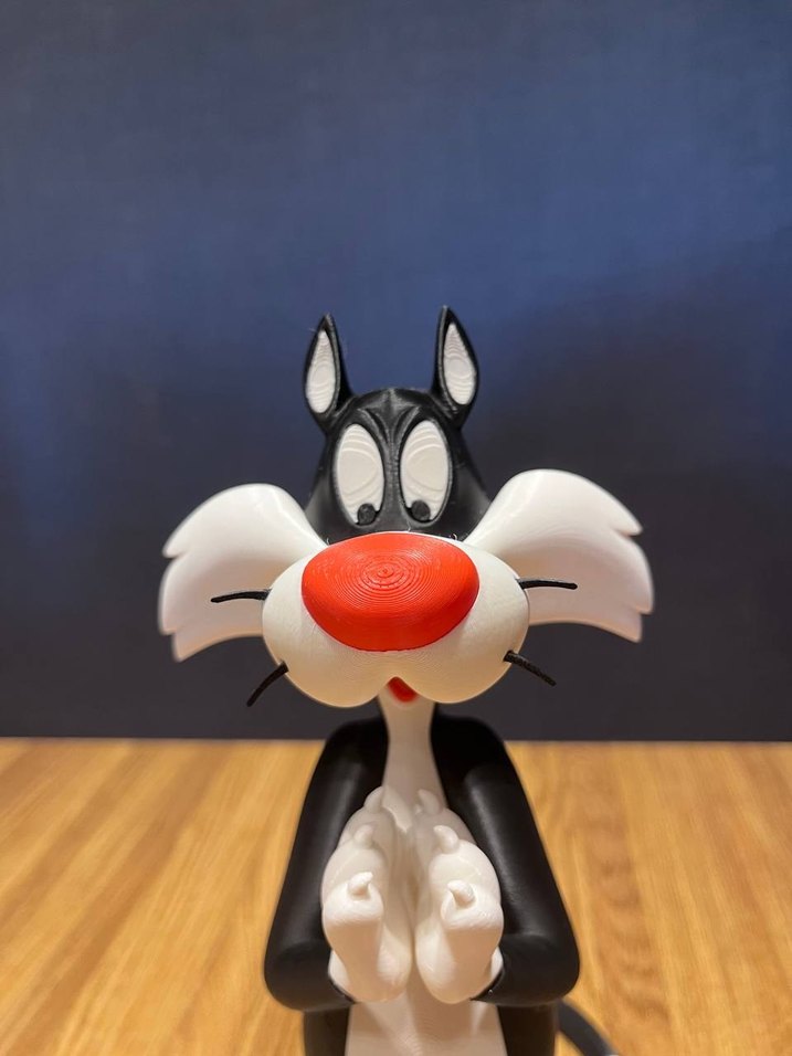 SYLVESTER 3D RENKLİ FİGÜRÜ - Görsel 3