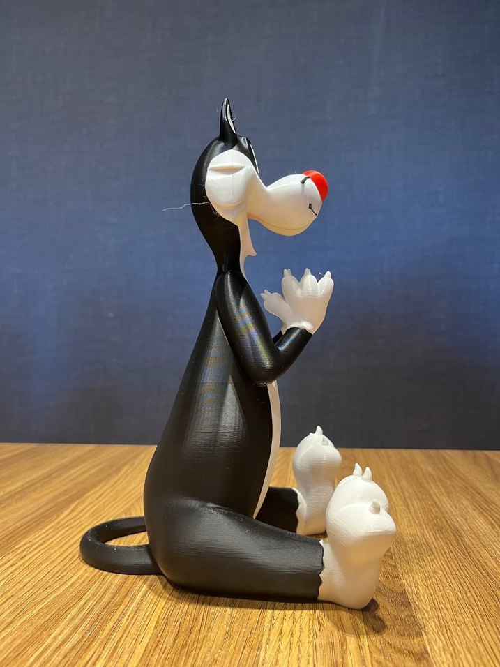 SYLVESTER 3D RENKLİ FİGÜRÜ - Görsel 4