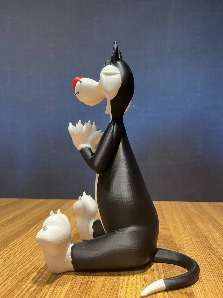 SYLVESTER 3D RENKLİ FİGÜRÜ - Görsel 5