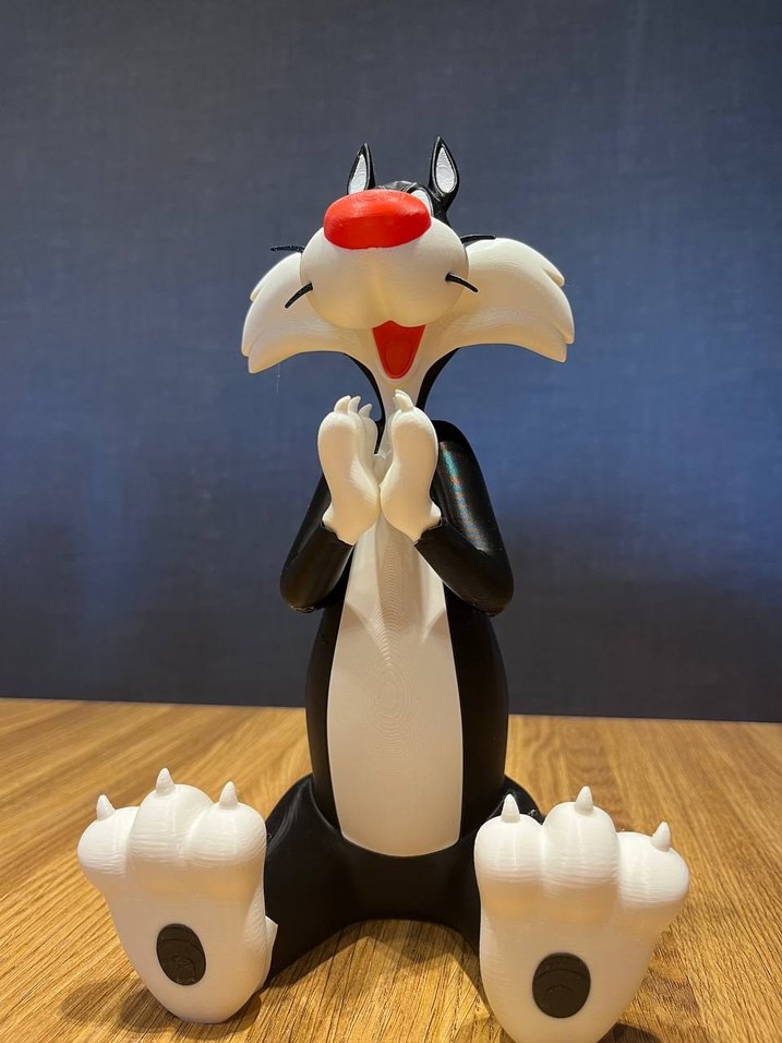 SYLVESTER 3D RENKLİ FİGÜRÜ - Görsel 2