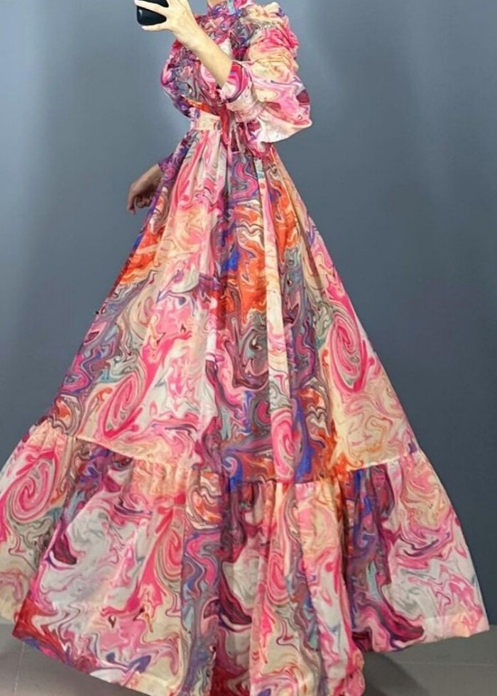 Prenses model abiyem ve ustundeki şalı - Görsel 5