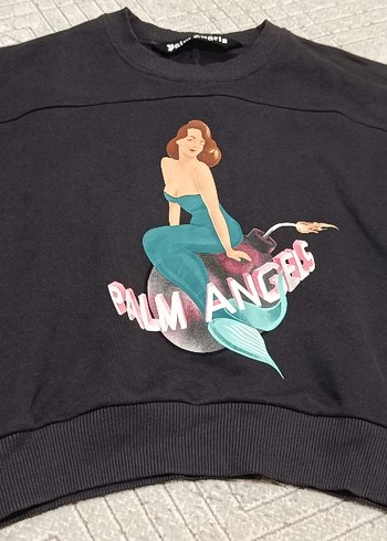 Defacto Palm Angels Siyah Mermaid Sweatshirt
