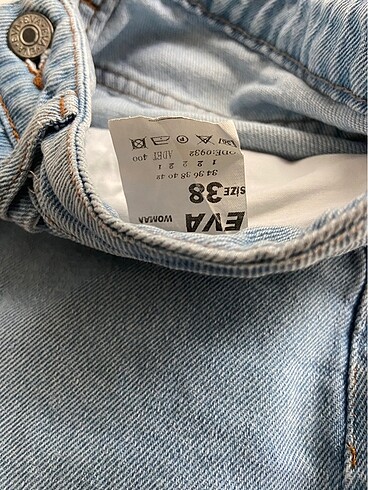 38 Beden mavi Renk Kot pantolon