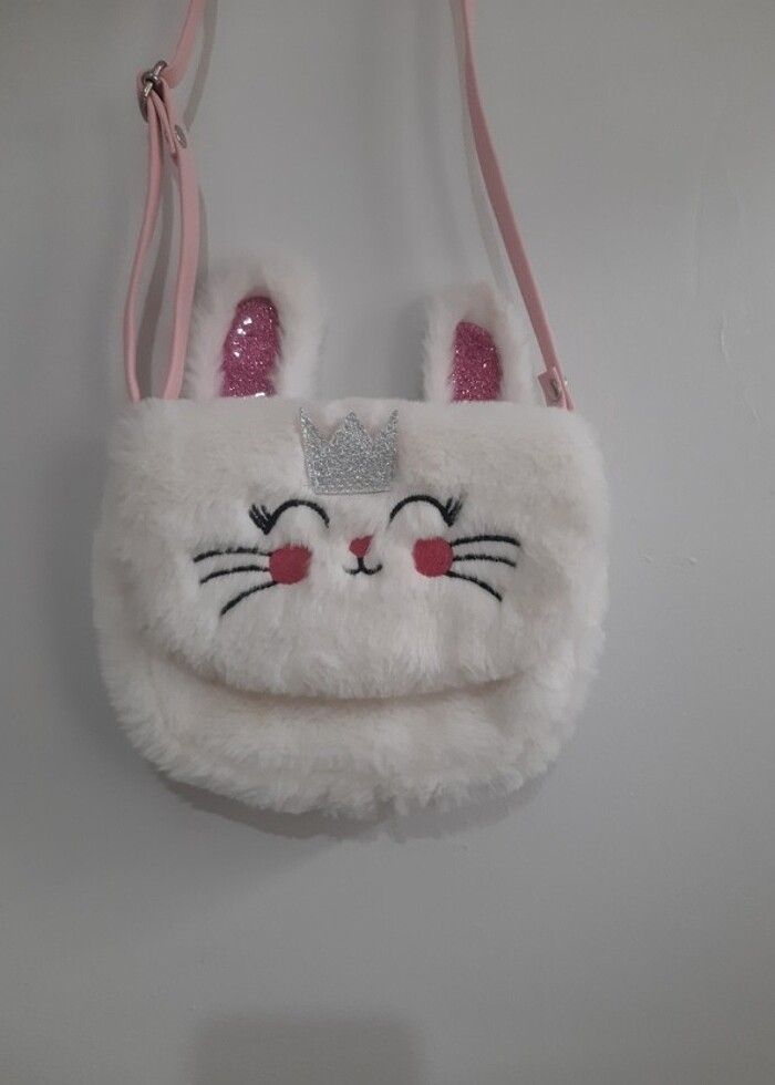 Lc waıkıkı kız çocuk kol çantası (peluş tavşan) - Görsel 5