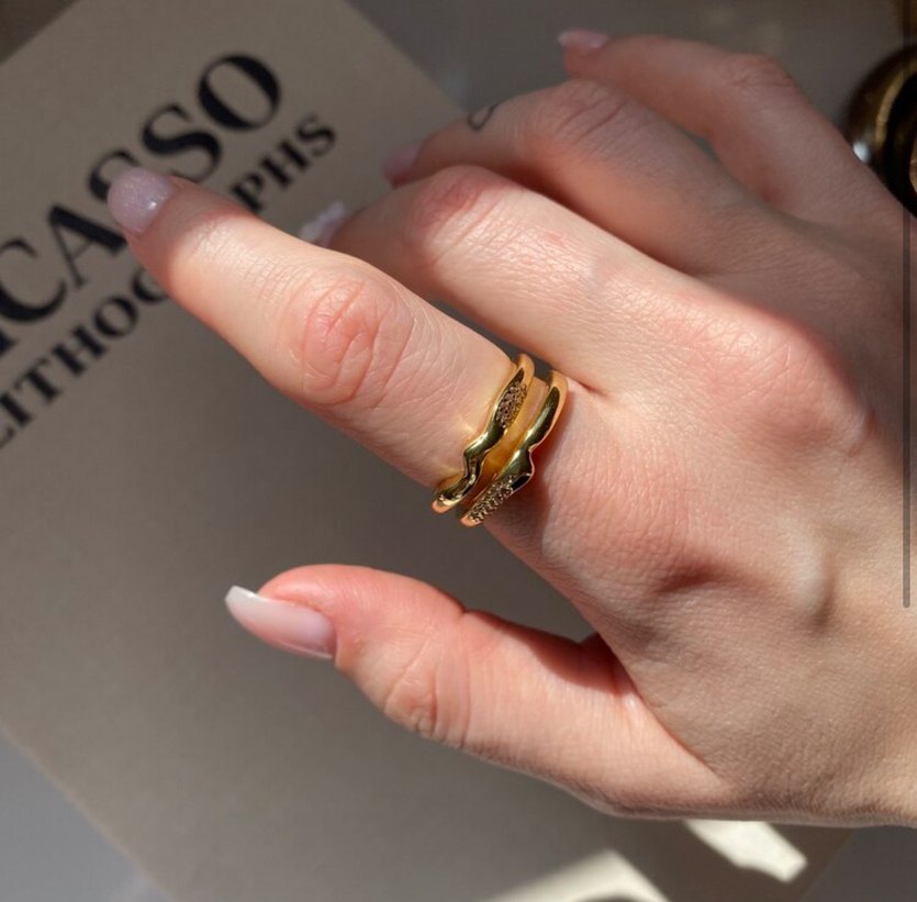 Dalgalı yüzük - Görsel 2