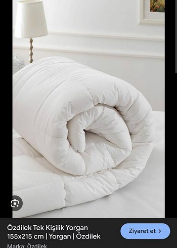 Taç Soft Bambu Tek Kişilik Beyaz Yorgan