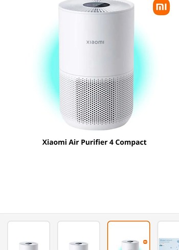 Xiaomi Xiaomi 4 Beyaz Hava Temizleyici ve Nemlendirici