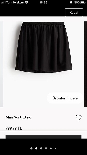 siyah şort etek mini etek