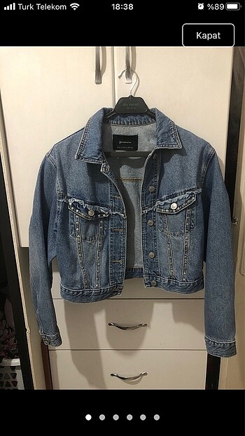 stradivarius kot ceket taşlı ceket crop ceket yazlık kot ceket b
