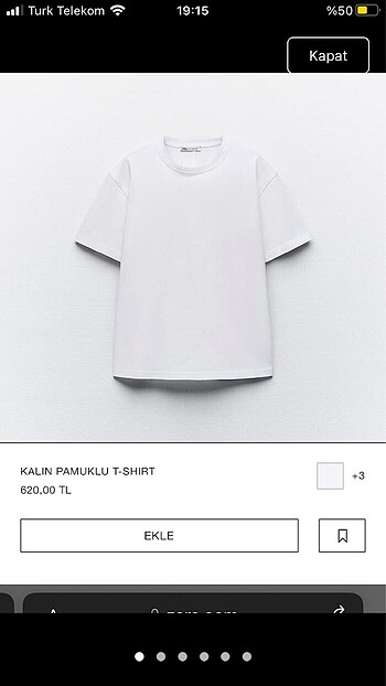 zara oversize kalın pamuklu kısa kollu tshırt tişört bershka