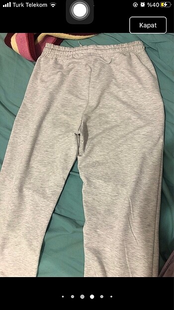 s Beden gri Renk pamuklu jogger pantolon eşofman gri eşofman nike adidas puma ove