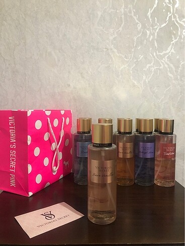 orjinal sıfır bare vanilla victoria secret vücut spreyi body mis