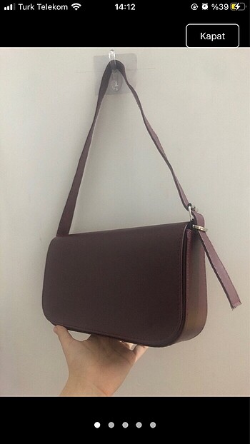 dark cherry baget çanta kol çantası bordu kol çantası bershka ça