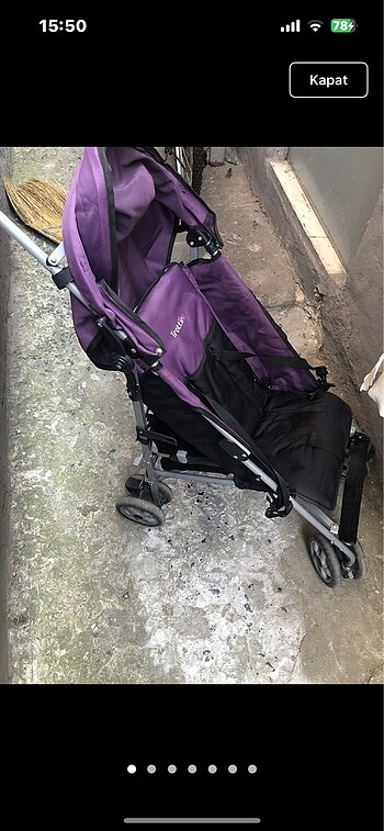 mor baston bebek arabası