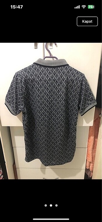 U.S Polo Assn. lacivert polo yaka tişört