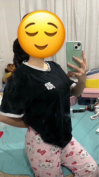 siyah oversize tişört