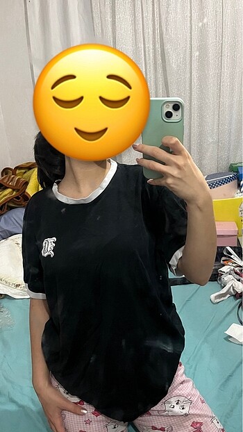 s Beden siyah Renk siyah oversize tişört