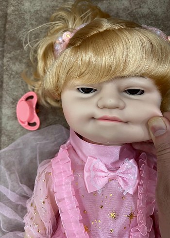 Beden Renk Pembe Tüllü Elbiseli Bebek ve Aksesuarları