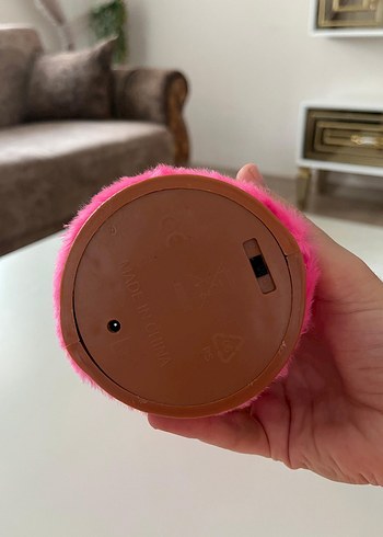  Beden Renkli Pembe Müzikli Peluş Oyuncak