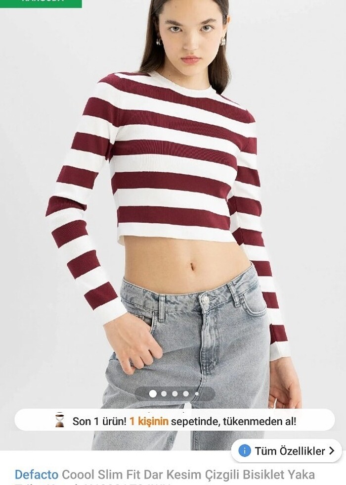 Defacto kazak - Görsel 2