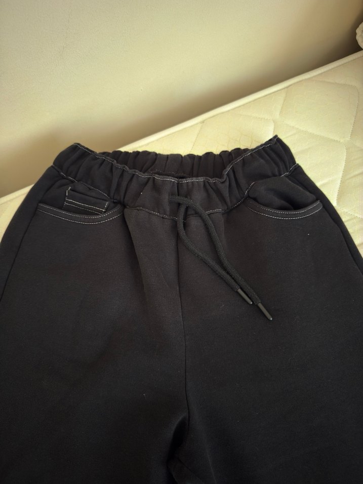 Kadın Siyah eşofman altı - Görsel 3