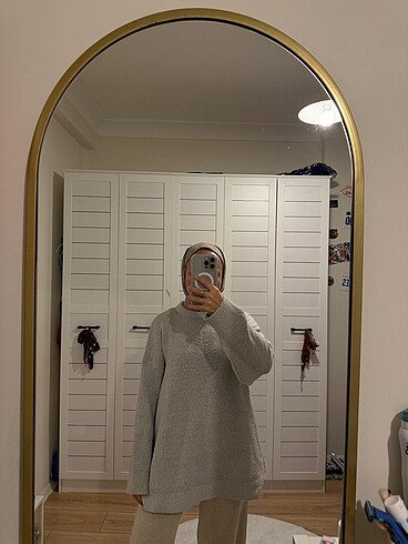 Bershka Gri kazak