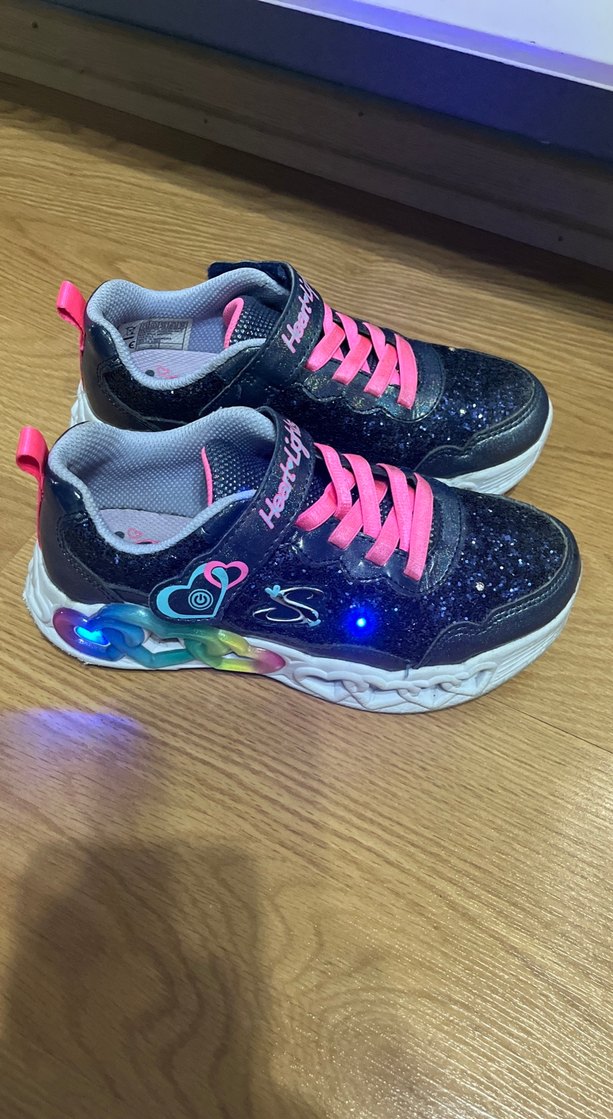 Kız Çocuk Parlak Renkli Spor Ayakkabı ışıklı - Görsel 2