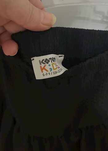 Siyah Volanlı Mini Etek - Görsel 4