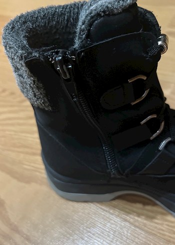 Gri Detaylı Siyah  Bot - Görsel 5