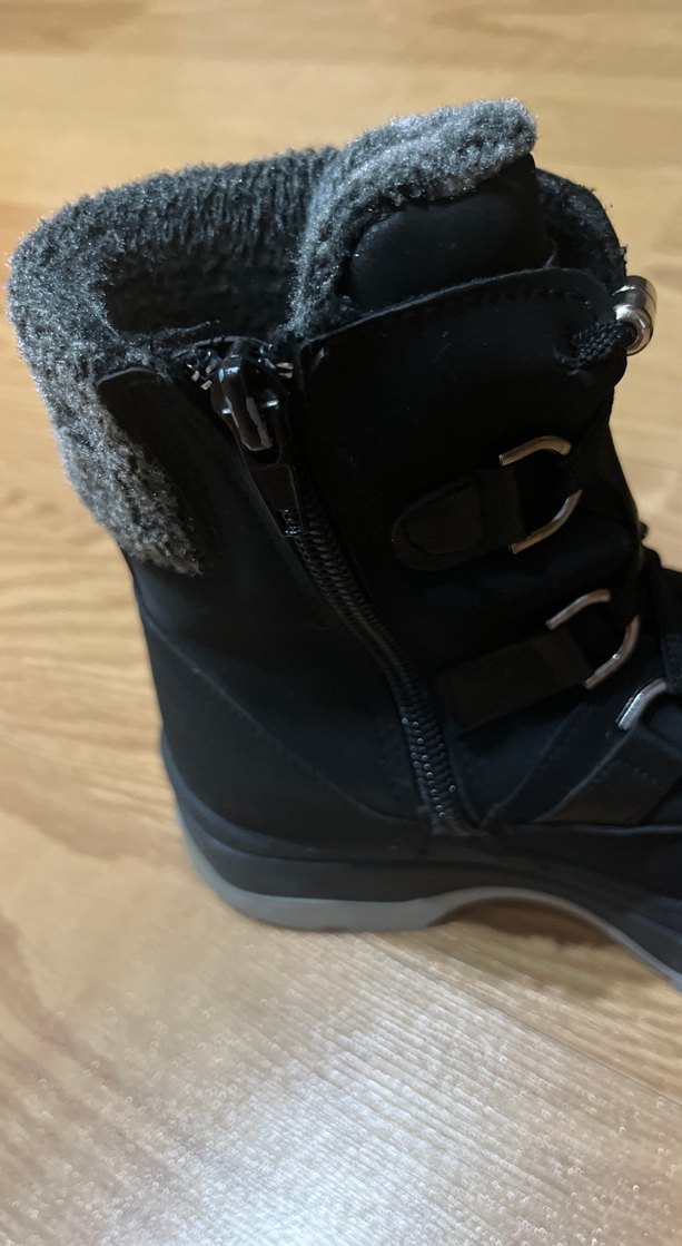 Gri Detaylı Siyah  Bot - Görsel 5