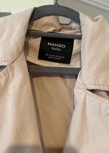 Bej ithal manto  Kadın Trençkot - Görsel 2