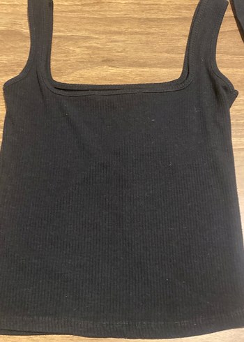 Kadın Siyah askılı fitilli body bluz - Görsel 3