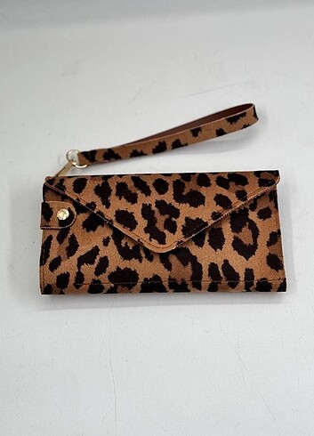 Leoparlı Bayan Cüzdan 